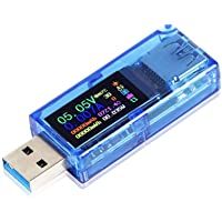 Innovateking-EU USB 3.0 Tester Multímetro 3.7-30V 0-4A USB Voltage Tester USB Digital Corriente y Voltaje Tester Medidor…
